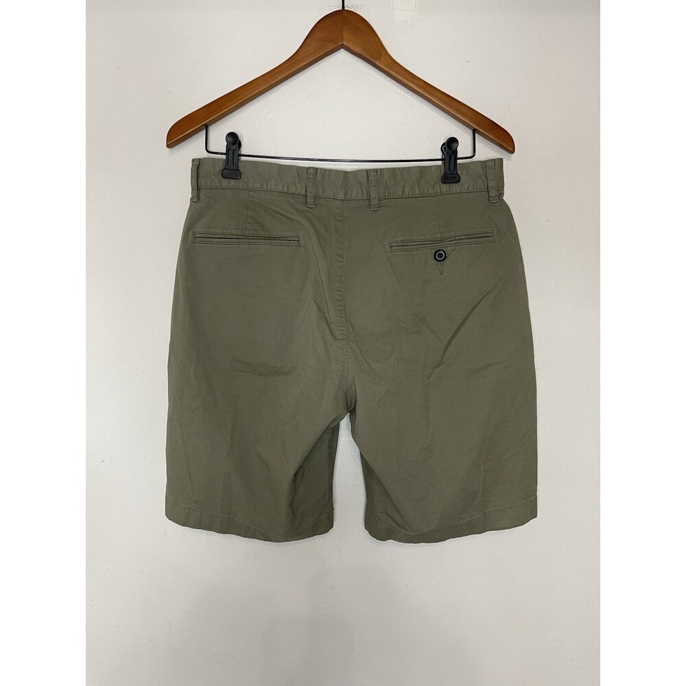 JCrew Men's 30/9 Olive Green Chino Shorts Cotton Blend - Picture 8 of 9